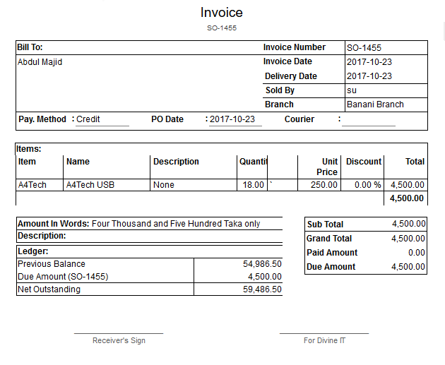 Print sale invoice new2